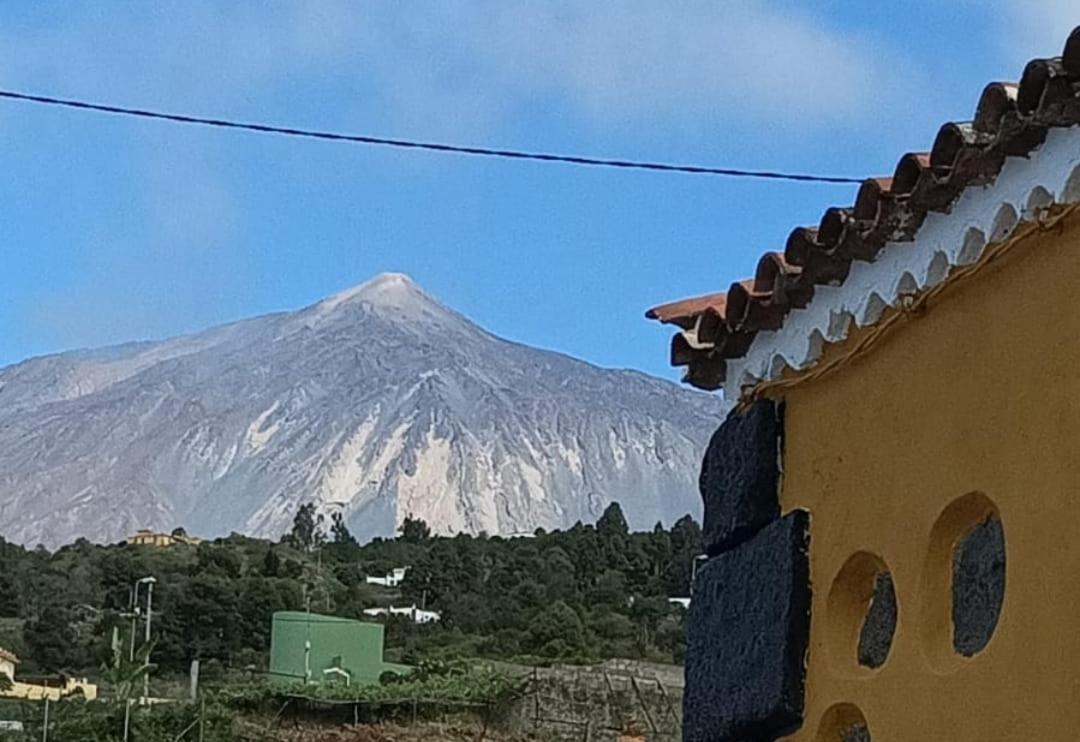 Tradicional Casa Canaria Con Piscina Y Vistas Al Teide Icod De Los Vinos Eksteriør bilde