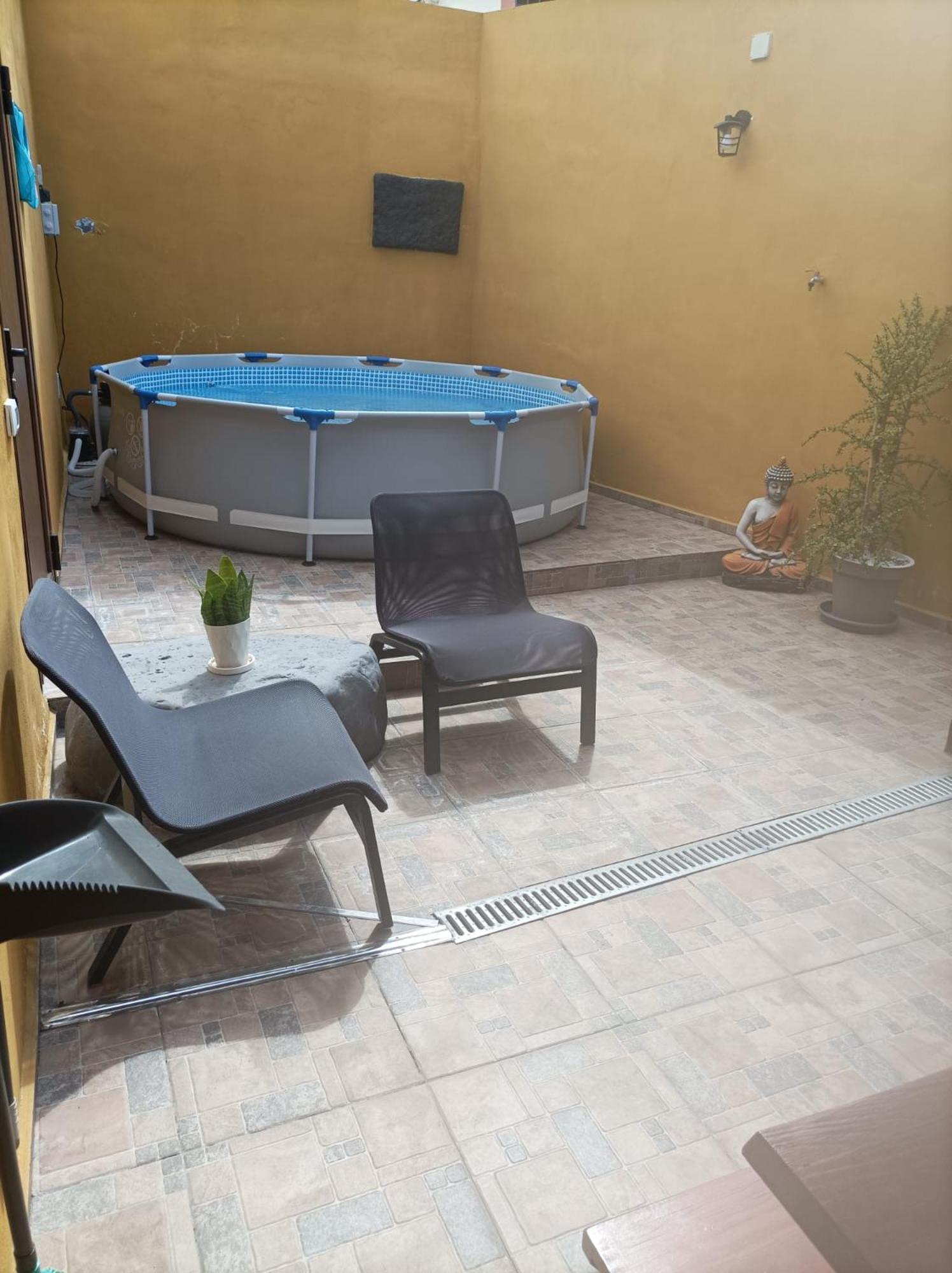 Tradicional Casa Canaria Con Piscina Y Vistas Al Teide Icod De Los Vinos Eksteriør bilde