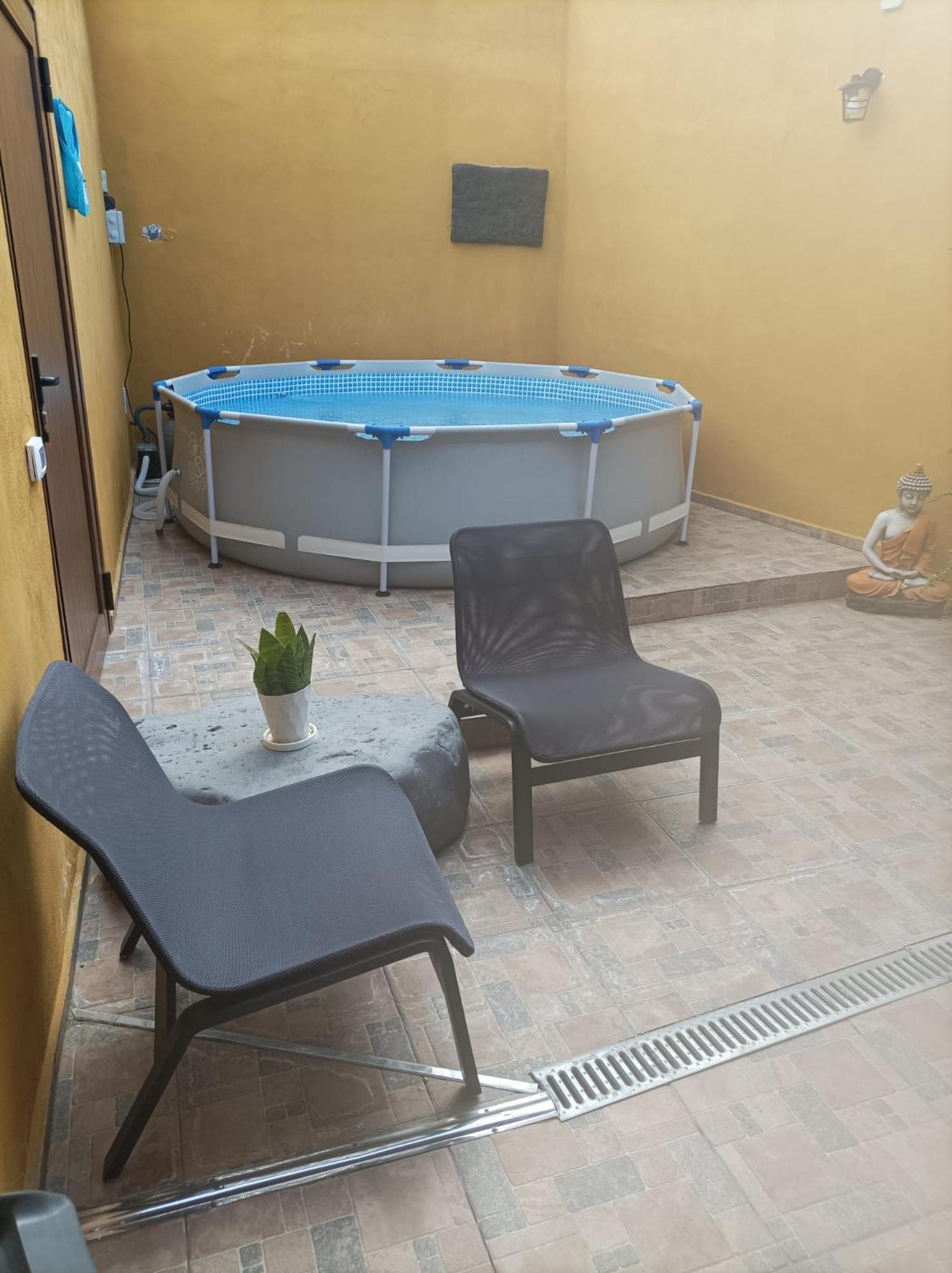 Tradicional Casa Canaria Con Piscina Y Vistas Al Teide Icod De Los Vinos Eksteriør bilde